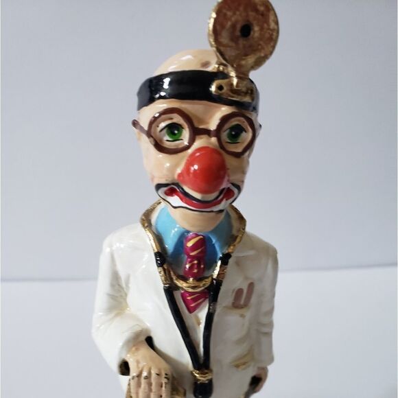 Vintage Ron Lee Clown "88" Doctor Bill Mercedes Manual Sculpture Figurine Signed - Picture 2 of 11